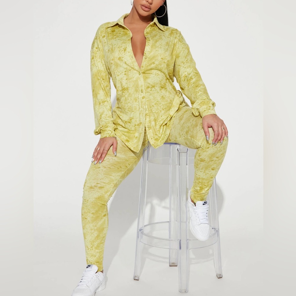 Legging Set - Lime Green (NEW)